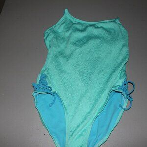 Blue 1 Pcs Justice Swimsuit Size 14